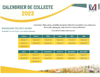 Calendrier Collecte 2023